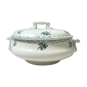 Soup Pot Green Iron Land St Amand, XIXth