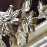 Large mirror oval time Napoléon III 73x121cm