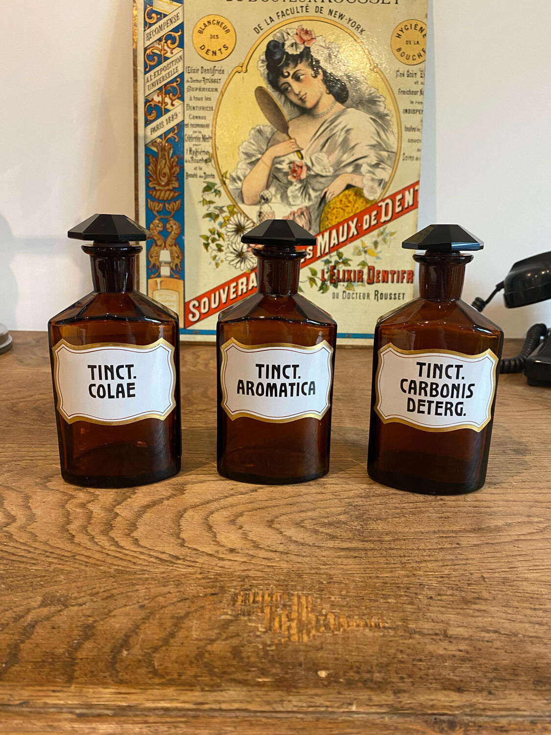 Apothecary bottles