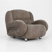 Fauteuil sculptural vintage, Italie années 1970