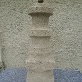 Albert Tormos pair of limestone lamp feet