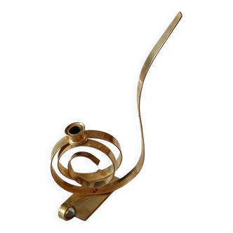 Solid brass candlestick