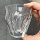 Baccarat crystal glass, Talleyrand Harcourt pattern, 8.5 cm, vintage 1970