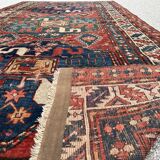 Tapis ancien du Caucase, kazak cloud band, circa 1880