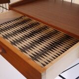 Pair of Scandinavian hanging bedside tables 1960