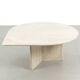 Table basse en travertin vintage