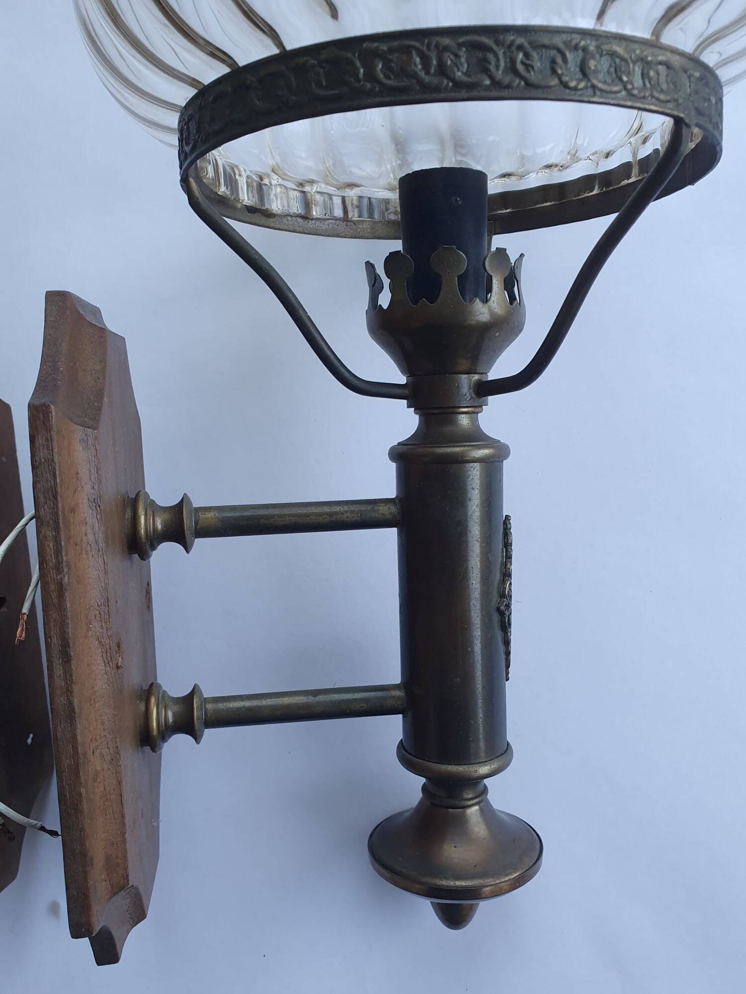 Pair of large vintage wall sconces