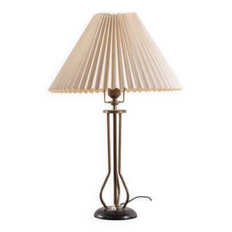 Danish brass table lamp, 1950s Denmark