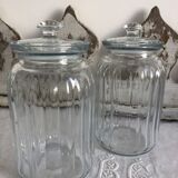 Pair of confectionery jars