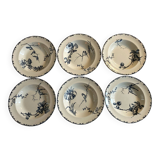 6 Spring Oxford ironstone soup plates