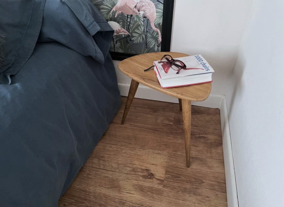 Duo of Tripods, 50s in oak