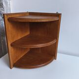 Antique solid wood corner shelf
