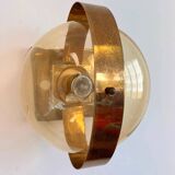 Preciosa gold wall lamp or table lamp / Kamenický Šenov, 1970s