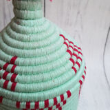 Mint woven basket