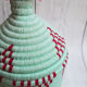 Mint woven basket