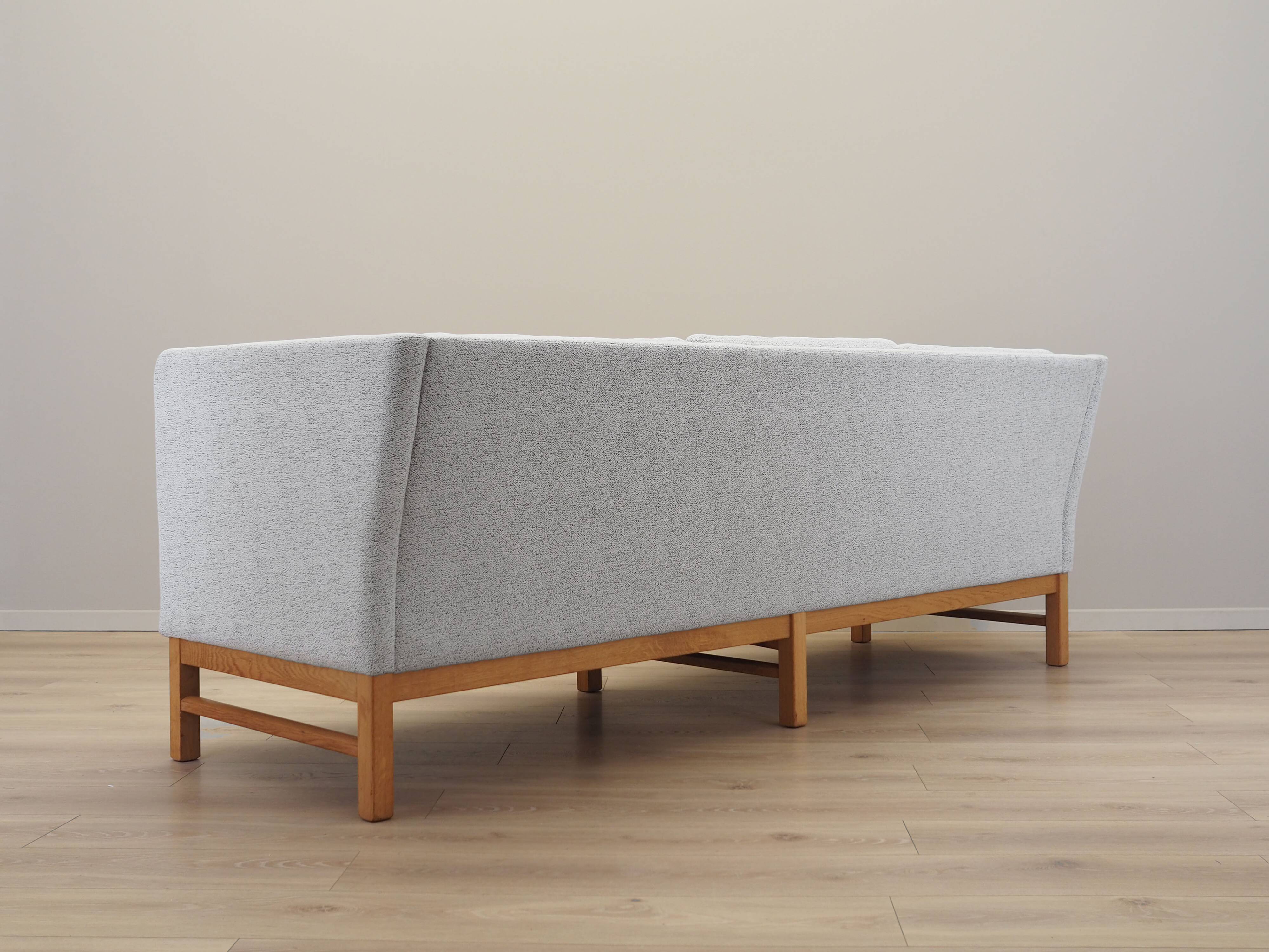 Oak sofa, Danish design, 1970s, manufactured by Erik Jørgensen Møbelfabrik
