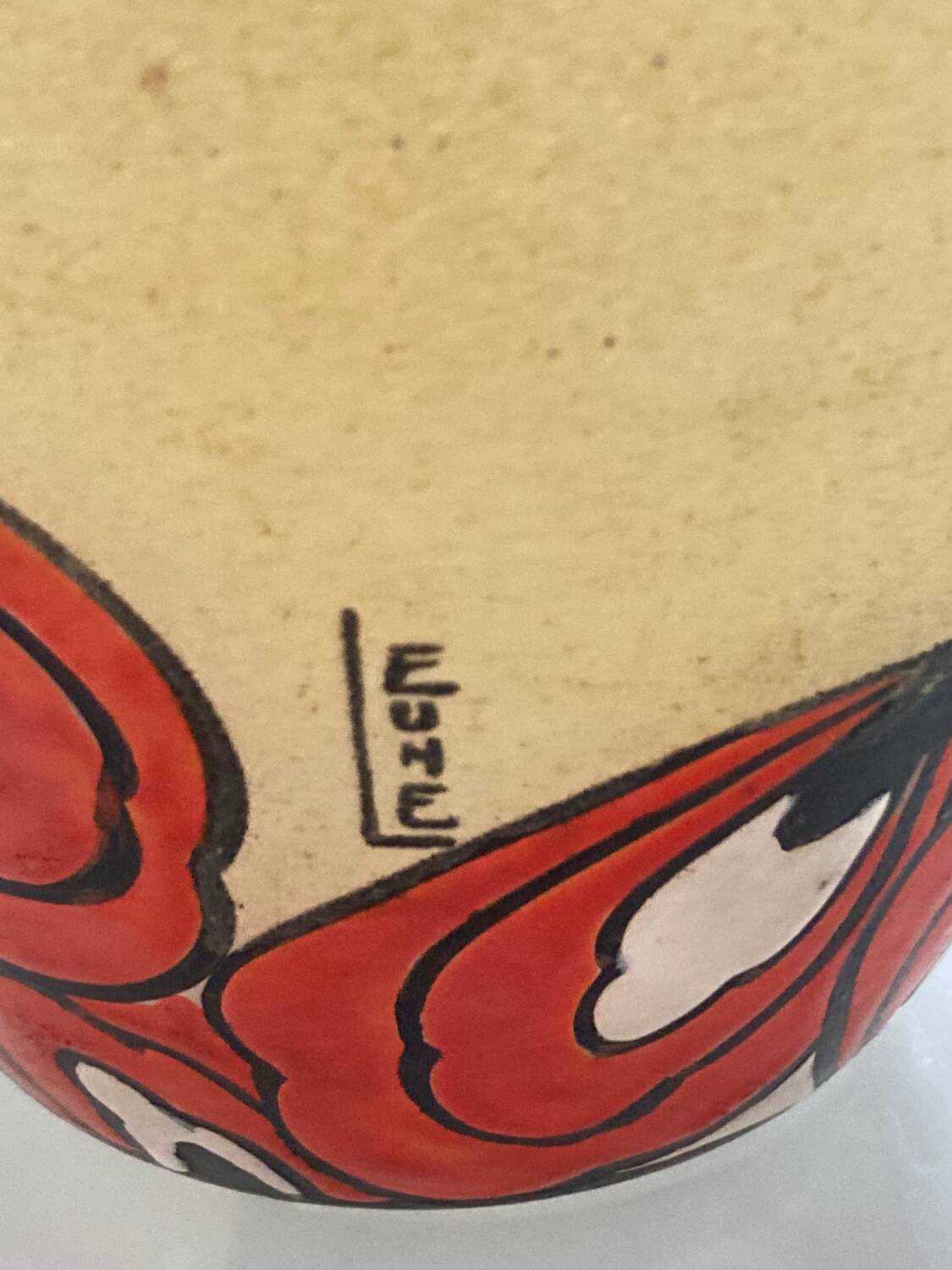 Art deco vase 1930 DE Leune signed