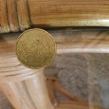 Glass and canning coffee table