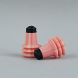 Pink salt and pepper shakers from the 1950s