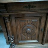 2 body sideboard in solid oak circa 1880