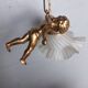 Hanging chandelier / bronze angel dore ep 1940/50
