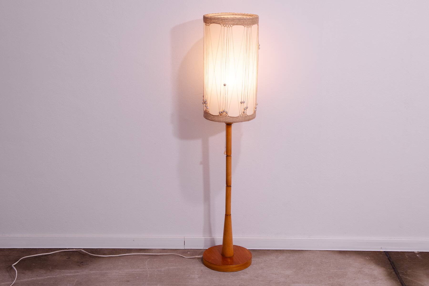 Vintage single floor lamp in Scandinavian style, 1970´s, Czechoslovakia