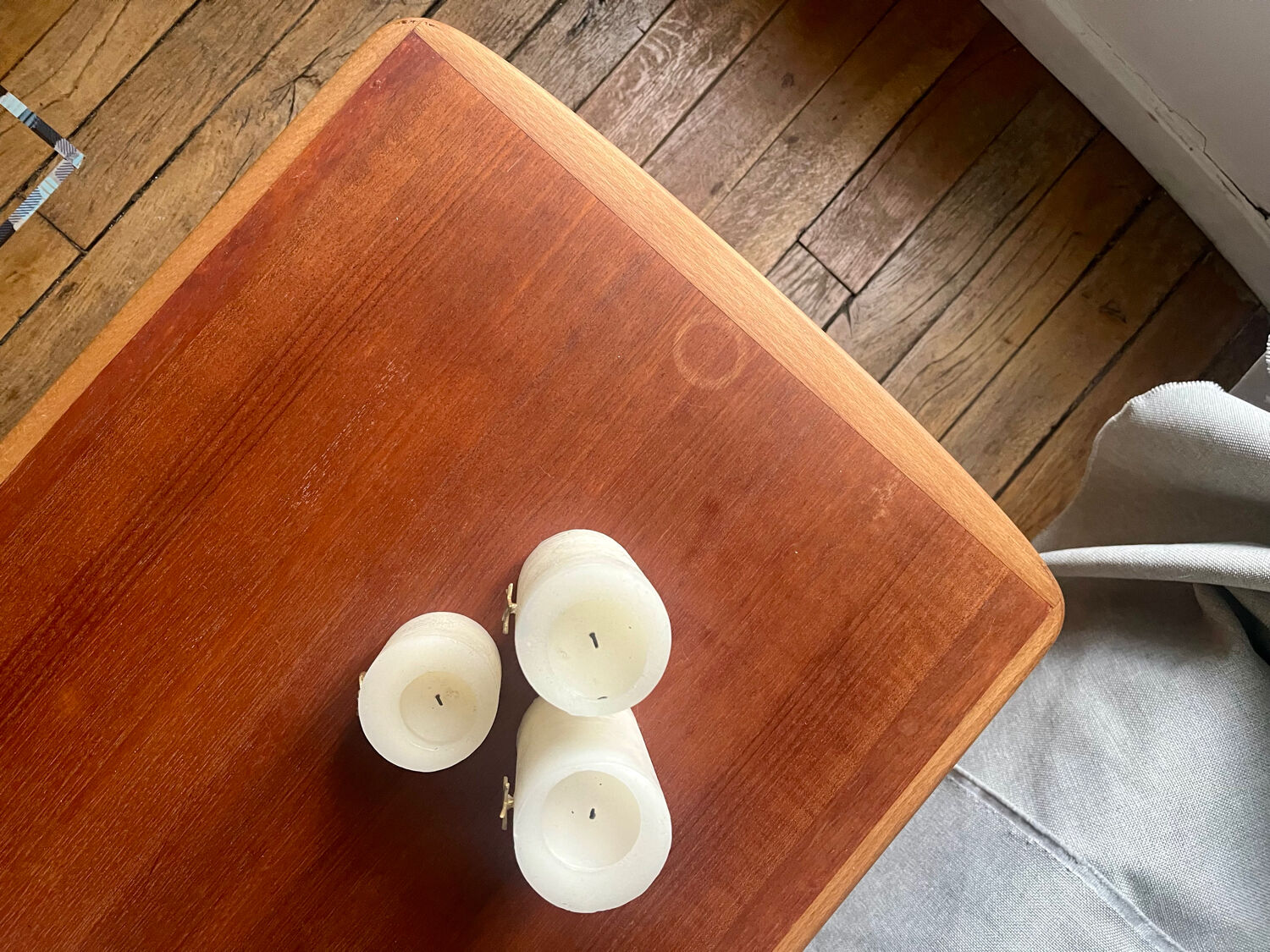 Scandinavian coffee table in teak