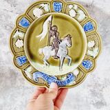 1900 ceramic dish Sarreguemines