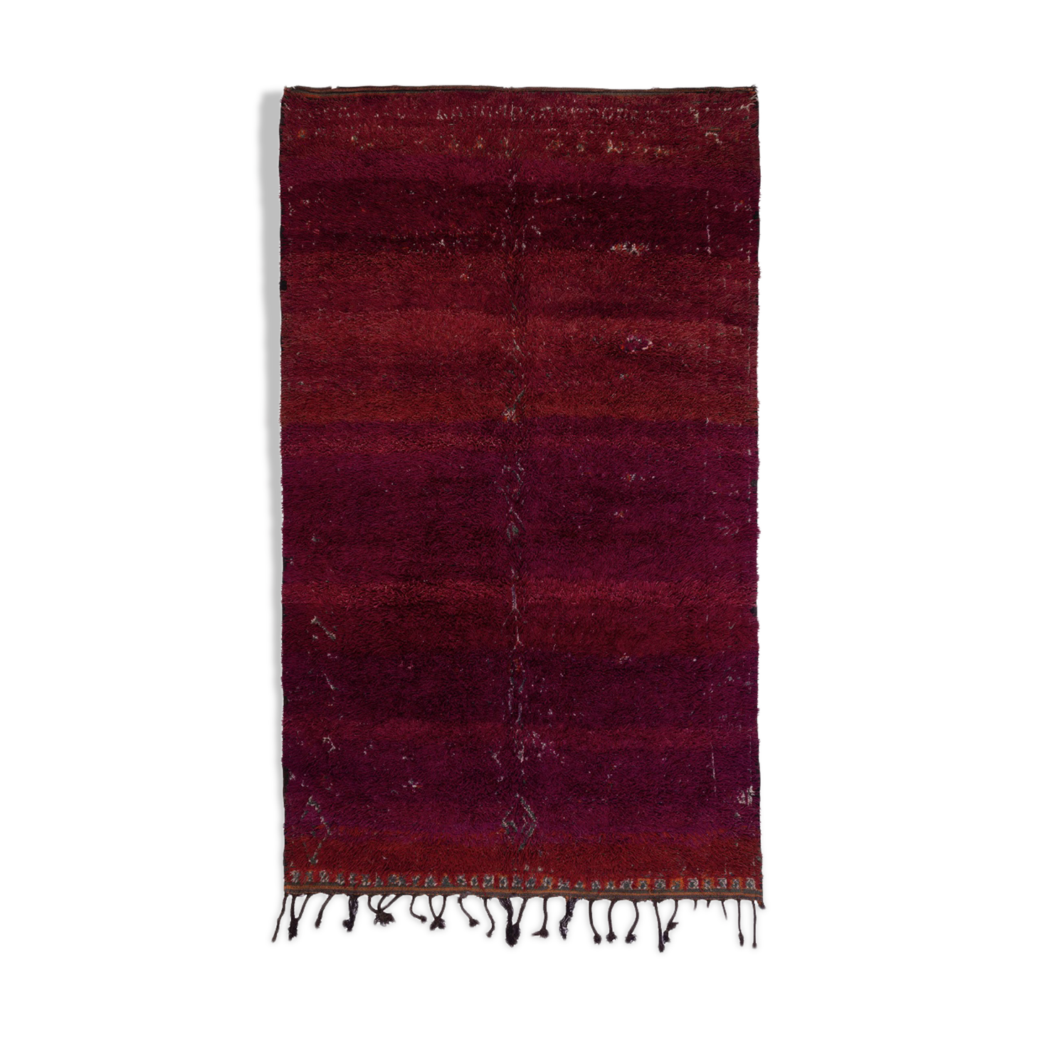 Vintage beni m'guild berbere carpet 195 x 320