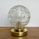 Lampe à poser globe vintage en verre