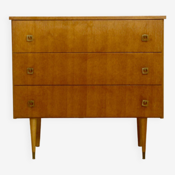 Scandinavian chest of drawers from the 60s, 3 drawers. Ref Romy