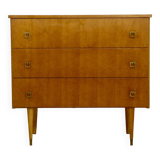 Scandinavian chest of drawers from the 60s, 3 drawers. Ref Romy