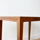 Minimalist rosewood table, Denmark 1960s-70s