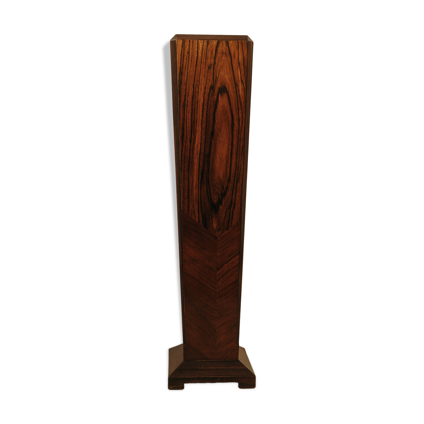Wood veneer column, Art Deco style, 20th century