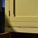Armoire ancienne buffet jaune vintage parisien