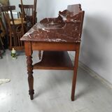 Burgundy marble dressing table