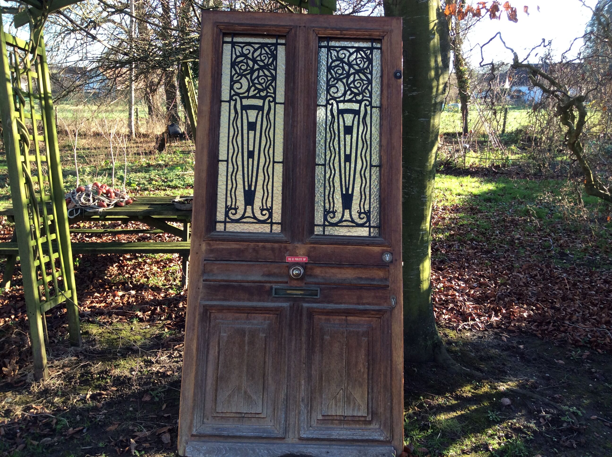 Oak entrance door