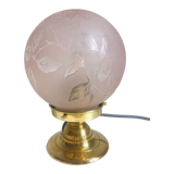 Deveau vintage globe table lamp