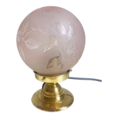 Deveau vintage globe table lamp