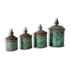 Pots terre cuite emaillée