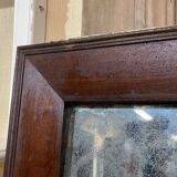 19th century mirror with wooden frame, in its original state - 1m79x87cm