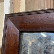 19th-century mirror with wooden frame, in original condition - 1.79m x 87cm