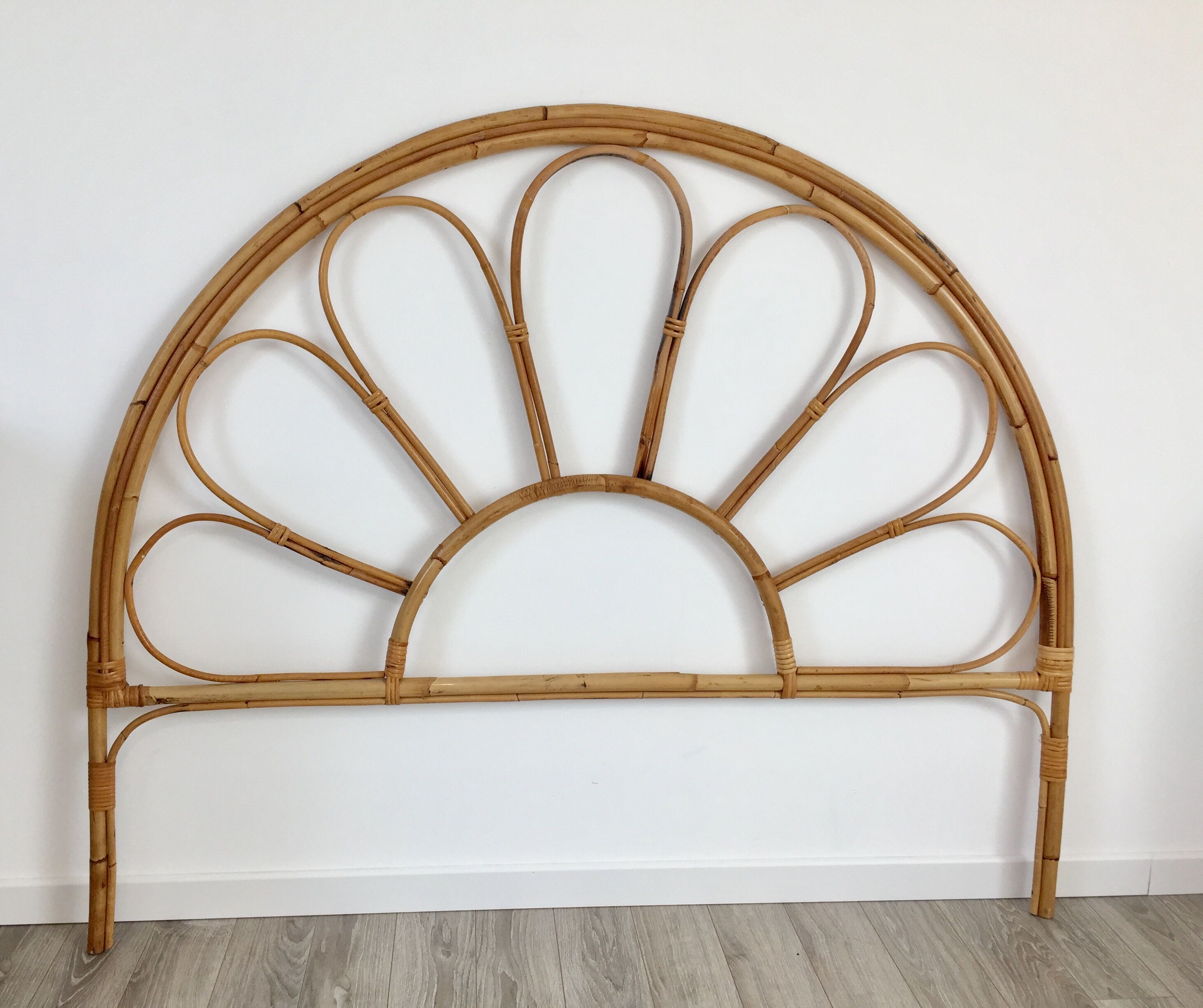 Tête de lit rotin 140cm