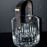 Glaçon Avignon ice bucket in Saint-Louis crystal with BAR WHISKY label