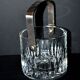 Glaçon Avignon ice bucket in Saint-Louis crystal with BAR WHISKY label