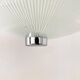 Space Age Design Pendant in Glass, Crystal and Metal