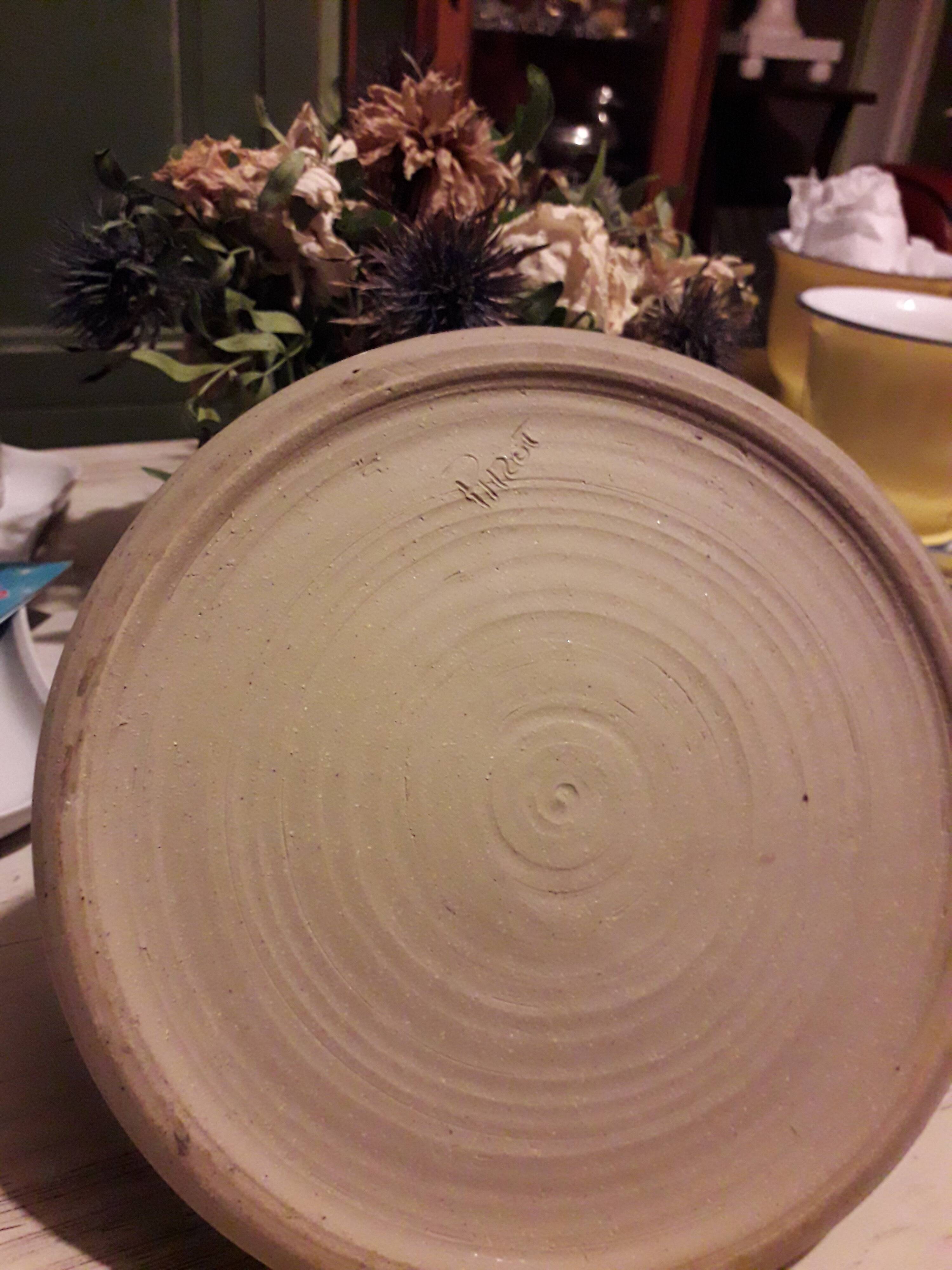 Ceramic teapot signed by the potter jean-luc pirot.