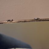 Vintage circa 1960 triptych mirror 18x24cm