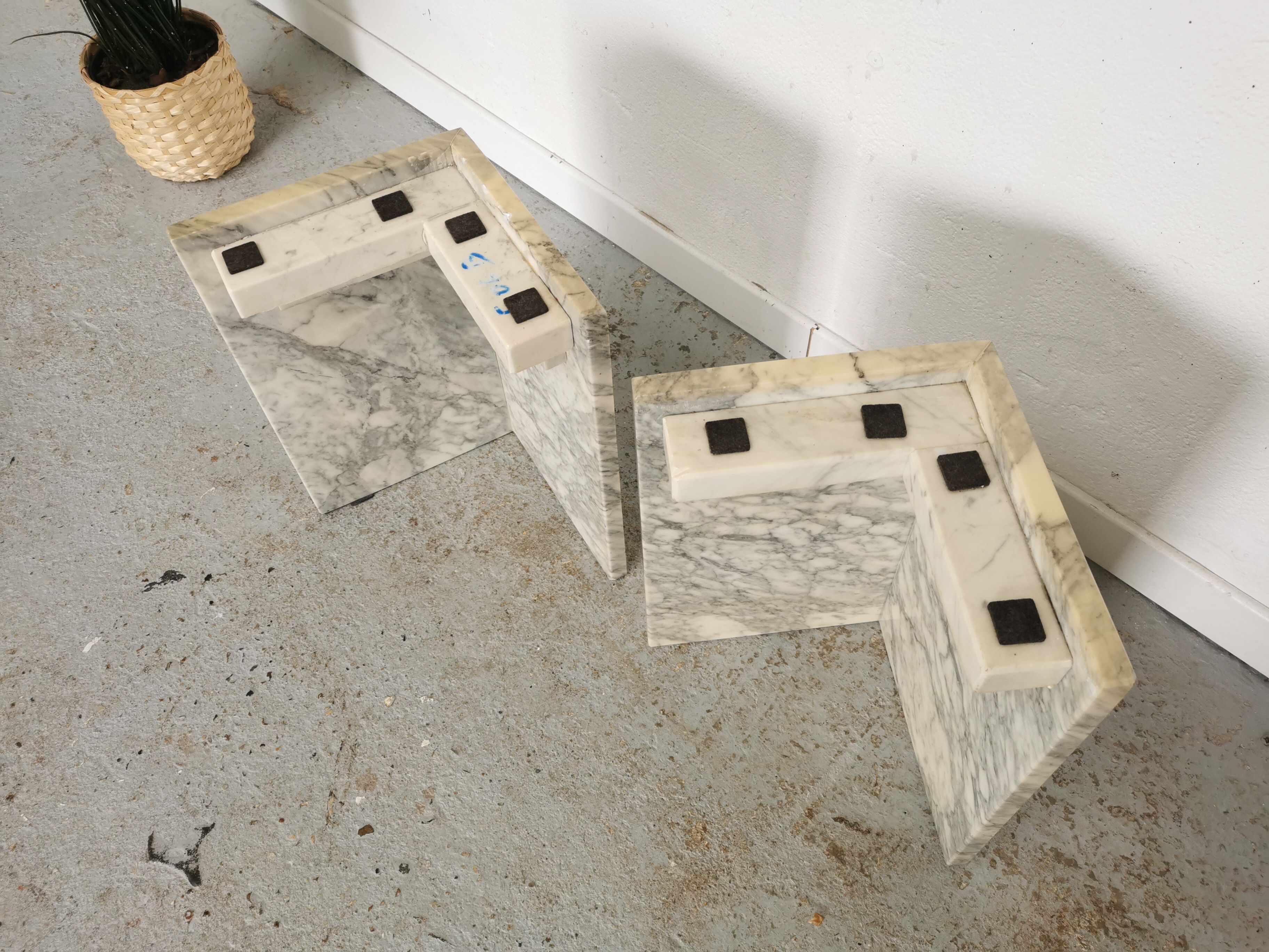 Table basse en marbre Roche Bobois