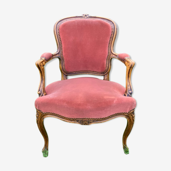Louis XV style convertible armchair